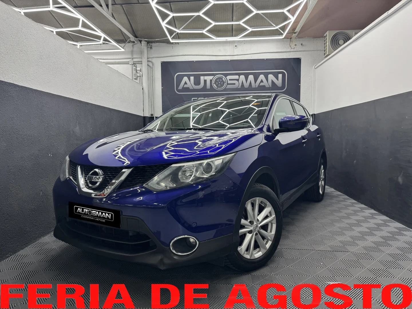 NISSAN QASHQAI 1.2 DIGT ACENTA 2016 Gasolina Azul - Vista lateral